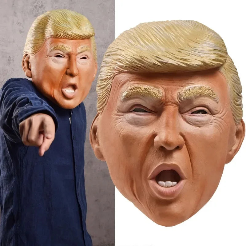 1PC Halloween Latex Mask American Characters Adult Funny HeadgearCosplay