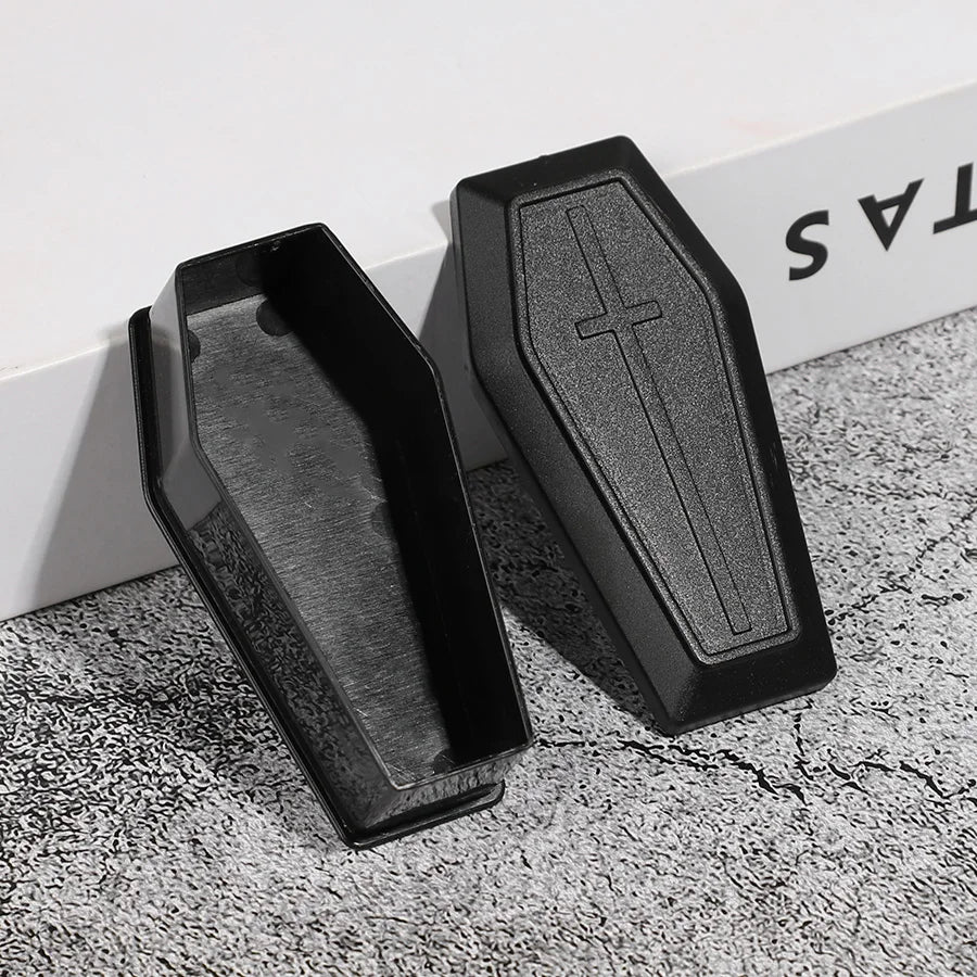 6/12pcs Coffin Halloween Box Prank Ornament Plastic Candy Gift Treat Box Party - product image 5