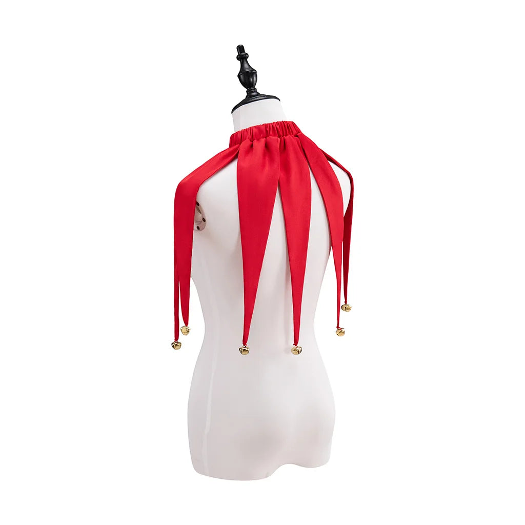 Clown Red Collar Halloween Jester Collar Accessories Fairy Tale Circus - product image 4