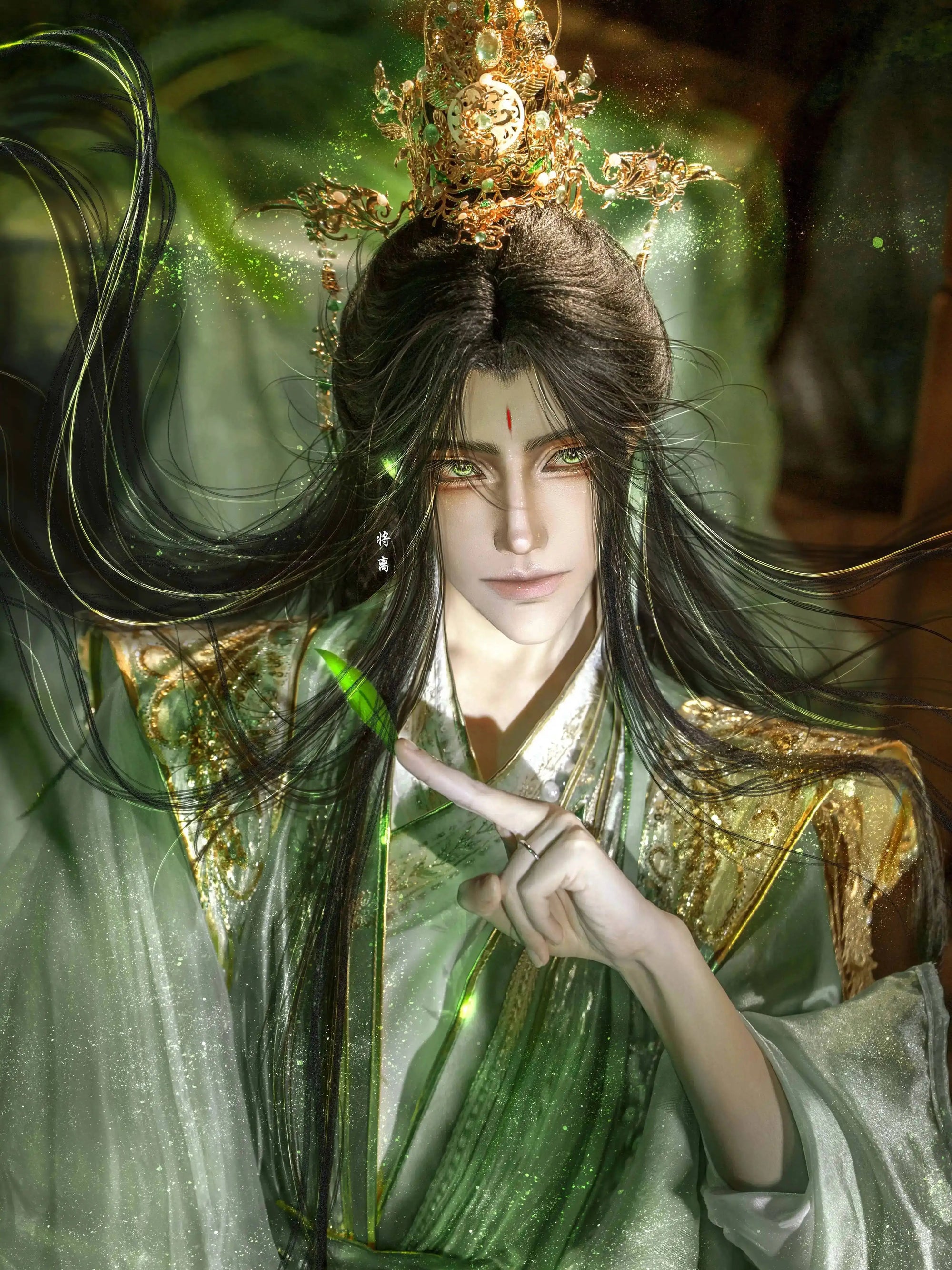 Halloween TGCF Shi Qingxuan the Scum Villain's Self-Saving System Shen Qingqiu Costume - wig / Custom size