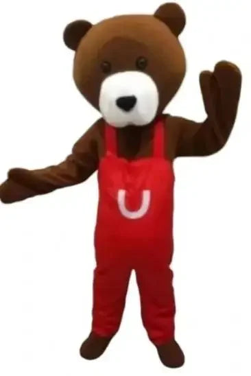 Teddy Bear Mascot Costume Fursuit Adult Costume Anime Halloween Mascottes Costumes - A / S