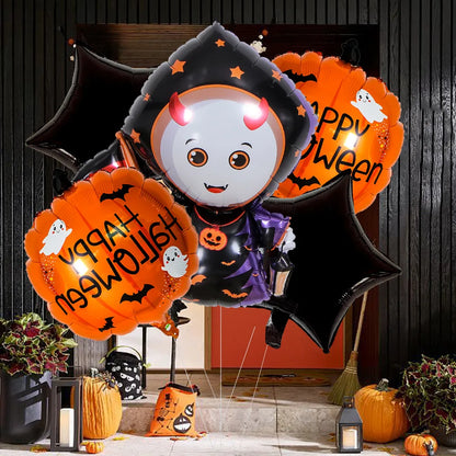 1-10PCS Halloween Ghost Pumpkin Balloon Arch Set for Bar Mall Party Spooky Holiday Decoration for Christmas - product image 3