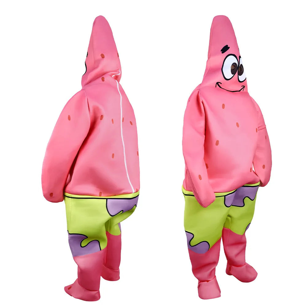 Squarepants Cosplay Costume Sponge Patrickstar Jumpsuit For Women's - view 4