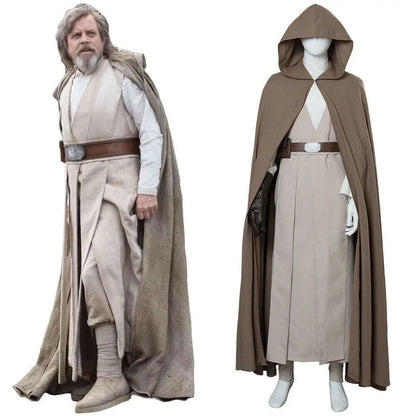 Jedi Knight Star Costume Guerre Anakin Skywalker Luke Costume Robe with Cloak Halloween - C522 / S