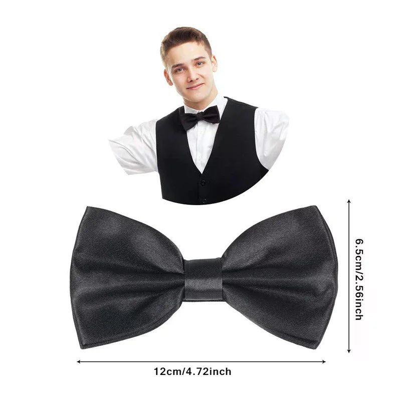 Halloween 1Set 1920's Costume Hat Pocket Watch Neck Tie Moustache Bowtie Gatsby - C