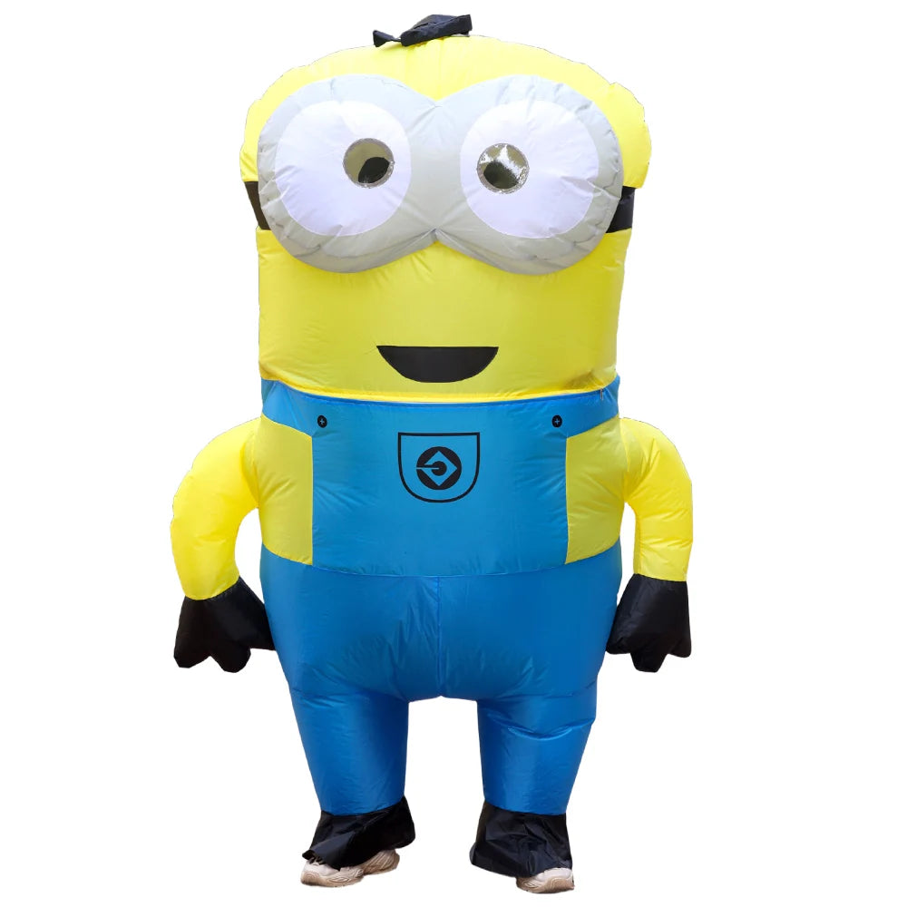 Yellow Inflatable Costume for Adults – Funny Halloween Party Outfit