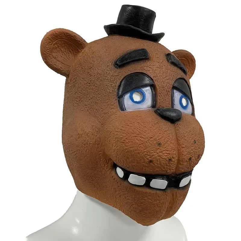 Game Five Nights Halloween Animal Terror At Freddy Costume Mask Freddy's Latex Helmet - View 8