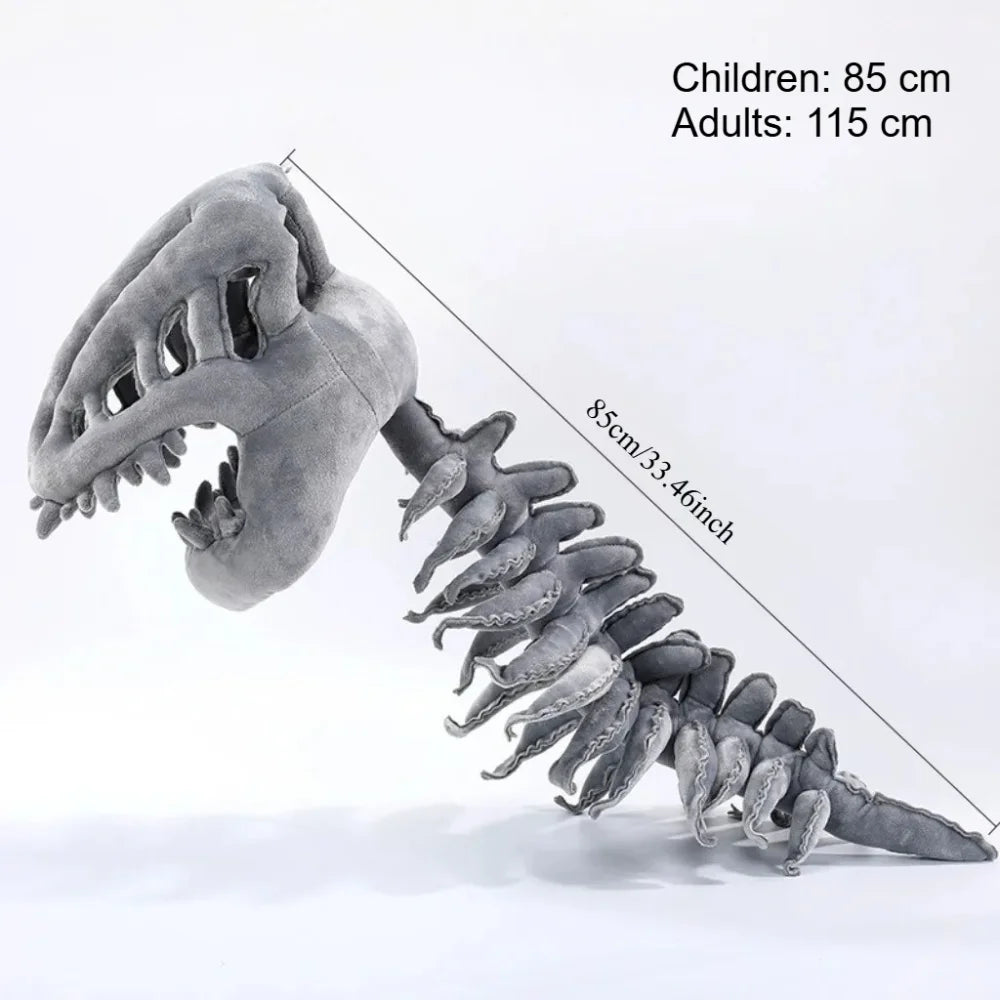 New Dinosaur Plush Hat Cartoon Skeleton Headgear Halloween Costume Funny Soft Doll Celebrity Style Surprise - product image 6