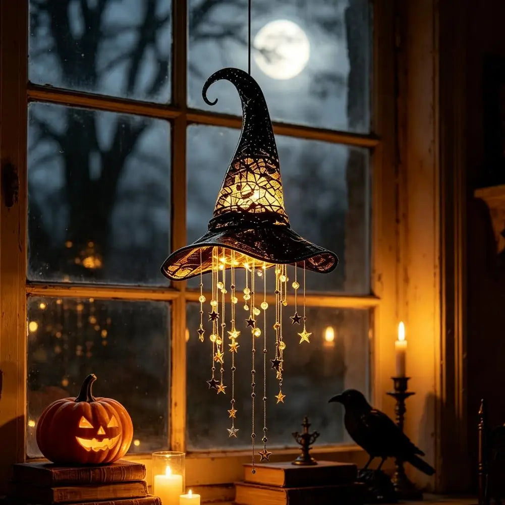 Halloween Hanging Witch Hat Decorations Spooky Halloween Entryway Ornaments - product image 4
