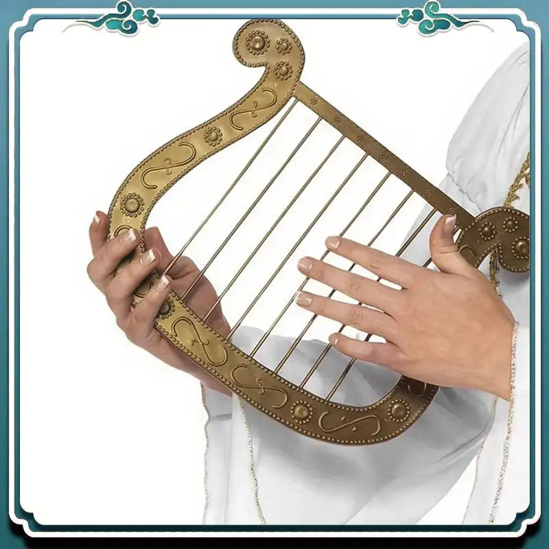 Simulation Harp Plastic Model Harp Halloween Costume Angel Theme Dress Up - product image 5