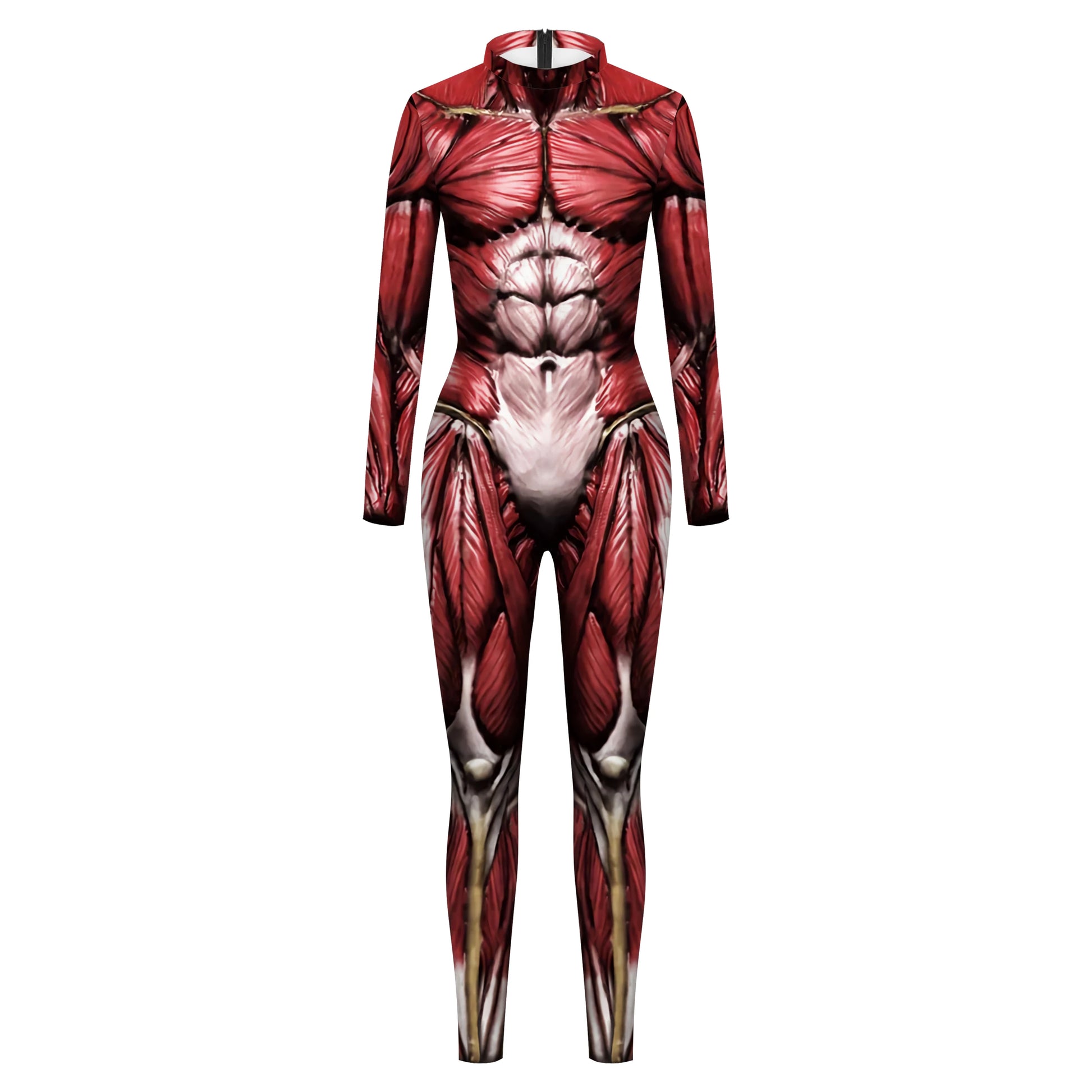 Halloween Costume for Men and Women Anime Movie Imitation Muscle Abs Digital Printing - WOMEN / XXL