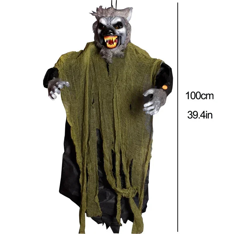Electricity Meter Halloween decoration Halloween Hanging Decoration with Light-Up Eyes for Outdoor Yard - product image 12