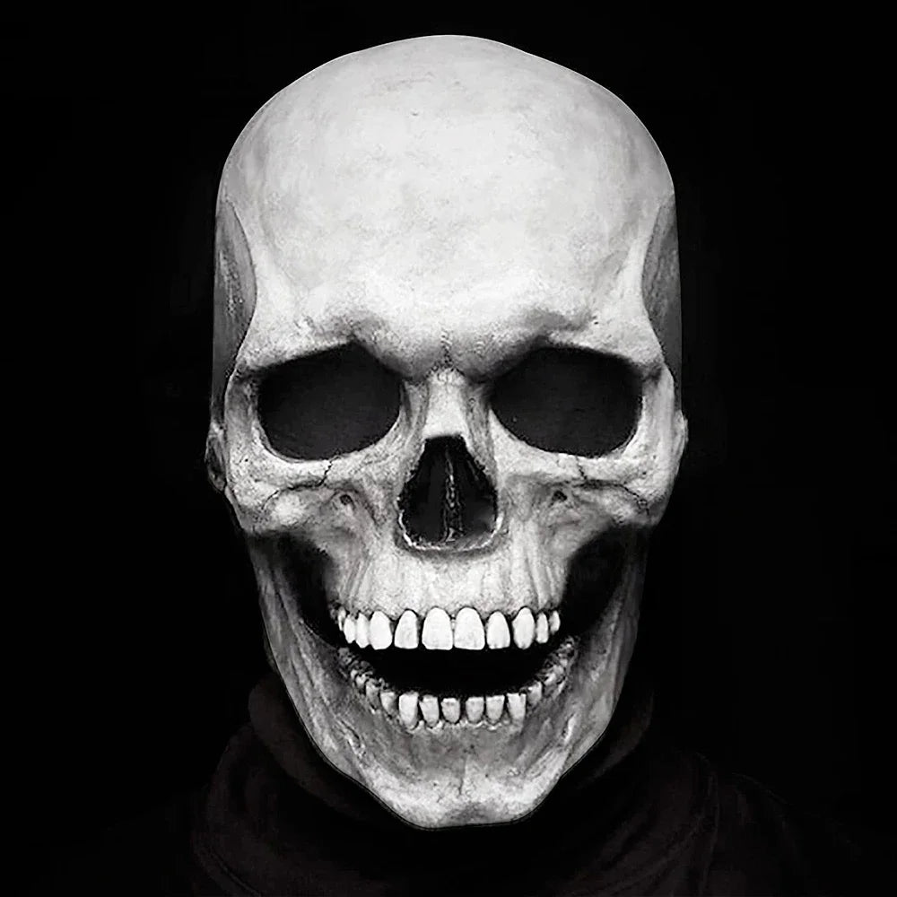 Halloween Mask Latex Scary Horror Decoration Full Head Skull Mask Helmet Cosplay Jaw Masque Gifts Party - product image 5