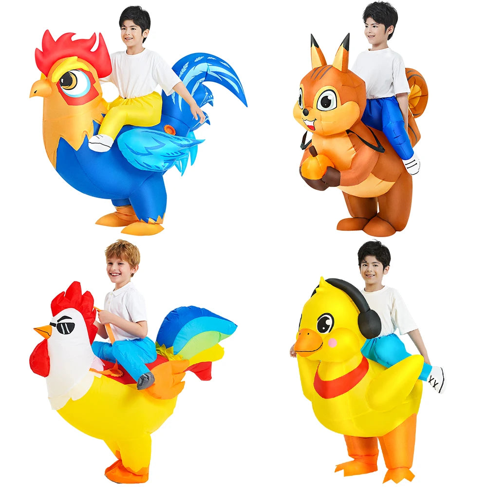 Kids Child Dinosaur Inflatable Costume Anime Costume Costumes Dress Suits for Boys