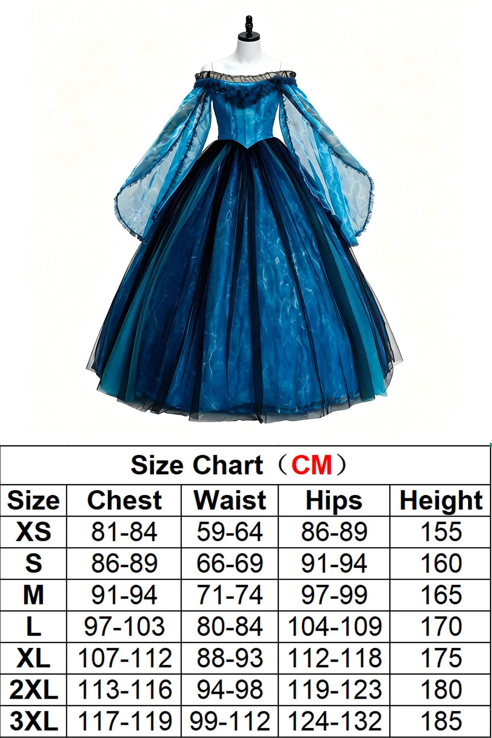 Women's Classic Monster Bride White Dress Costume – Gothic Halloween Outfit