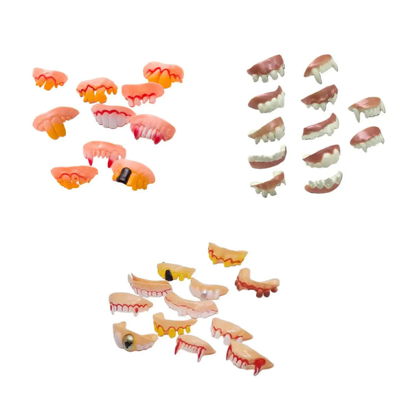 Halloween Fake Teeth Halloween Front Teeth Funny Fake Teeth Decoration for Dress up Party Halloween Masquerade - product image 1