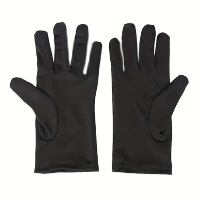 Adult Halloween Costume with Gloves Men Women Game Cape Medieval Black Hoodie Cloak - View 4