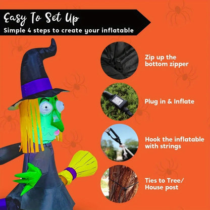 4 Ft Witch Halloween Inflatable - product image 3