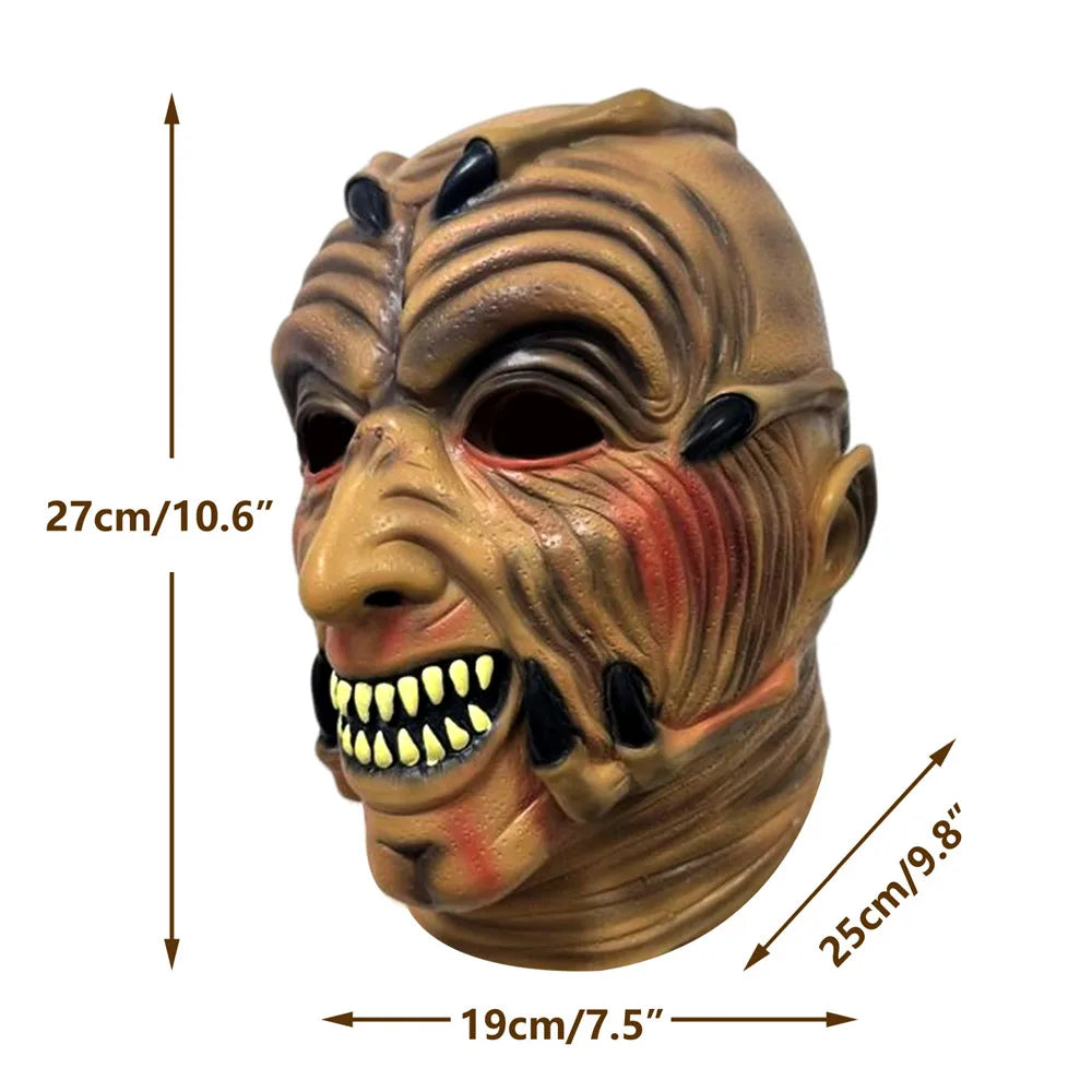 Creepy Mask Halloween Horror Zombie Mask Halloween Costume Props - View 6
