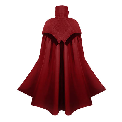 Halloween Medieval Men's Vampire Cosplay Costume Gothic Retro Hooded Black Cape Knight Pirate Robe Carnival - product image 6