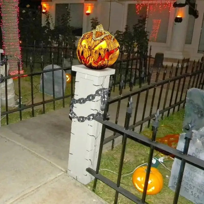Thrilling Pumpkin Decoration Sound Lifting Pumpkins Head Light