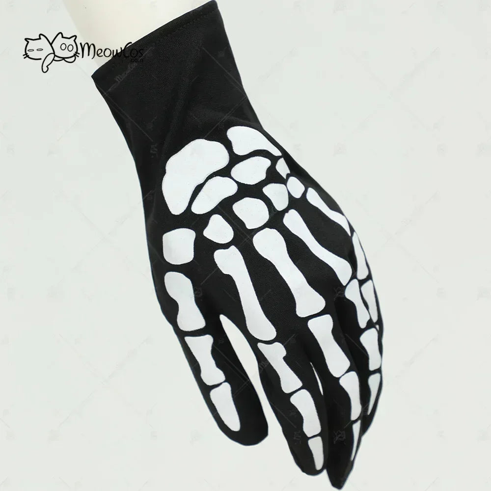 Women's Gothic Cosplay Costume with Skirt & Gloves - black L United States