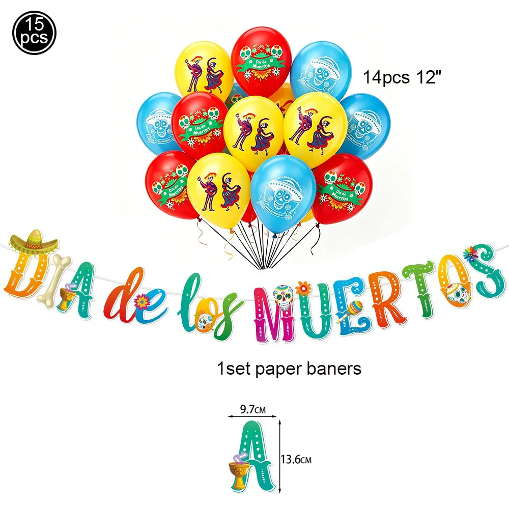 Day of the Dead Skull Party Tableware Set - product image 27