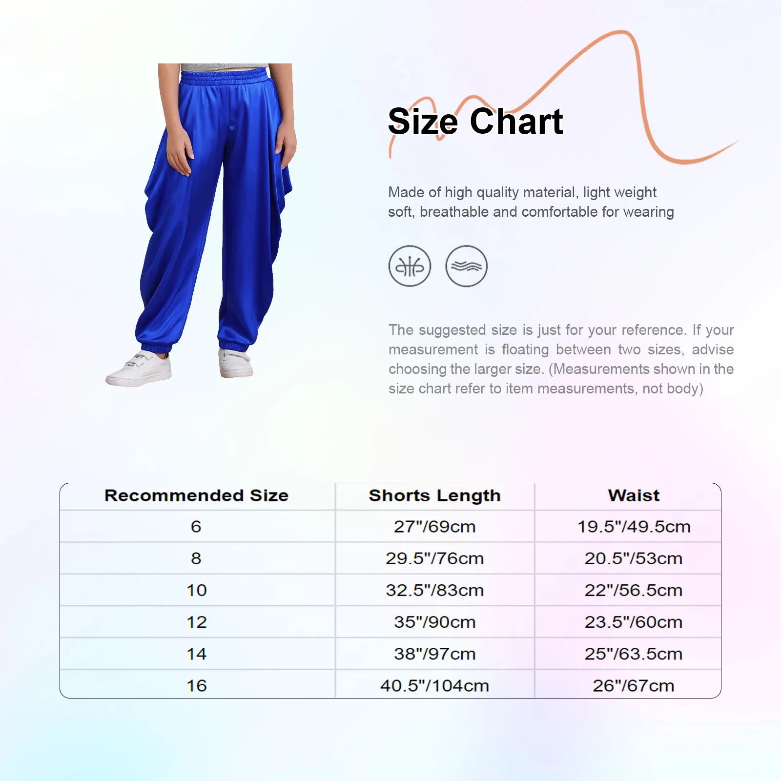 Kids' Arab Prince Satin Dhoti Pants Elastic Waistband Loose Baggy Trousers Costume - alternate view 5