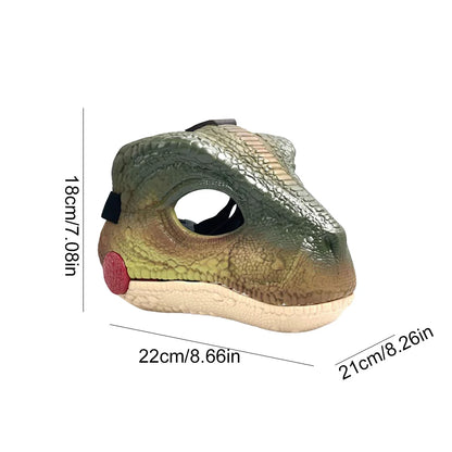 Halloween Moving Jaw Dino Mask with Dinosaur Scream 3D Dinosaur Claws Lifelike Dinosaur Mask Headwear for - product image 8