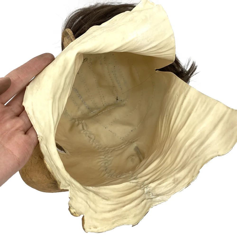 Leatherface-Inspired Horror Mask – Latex Chainsaw Costume