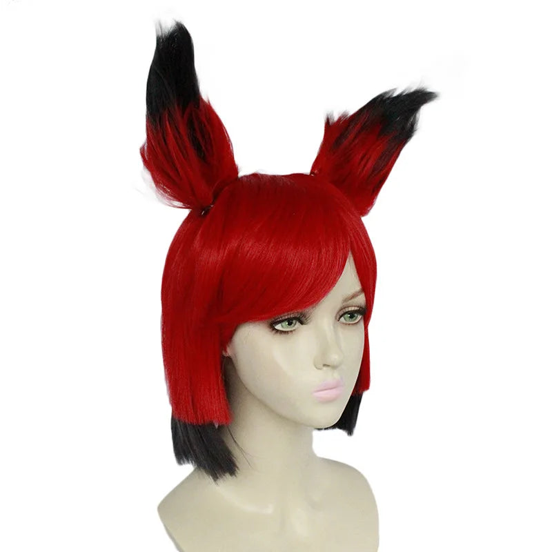 Hazbin Costume Hotel Uniform ALASTOR Costume Adult Men Halloween Jacket Pants Costumes Red - Clothes / S