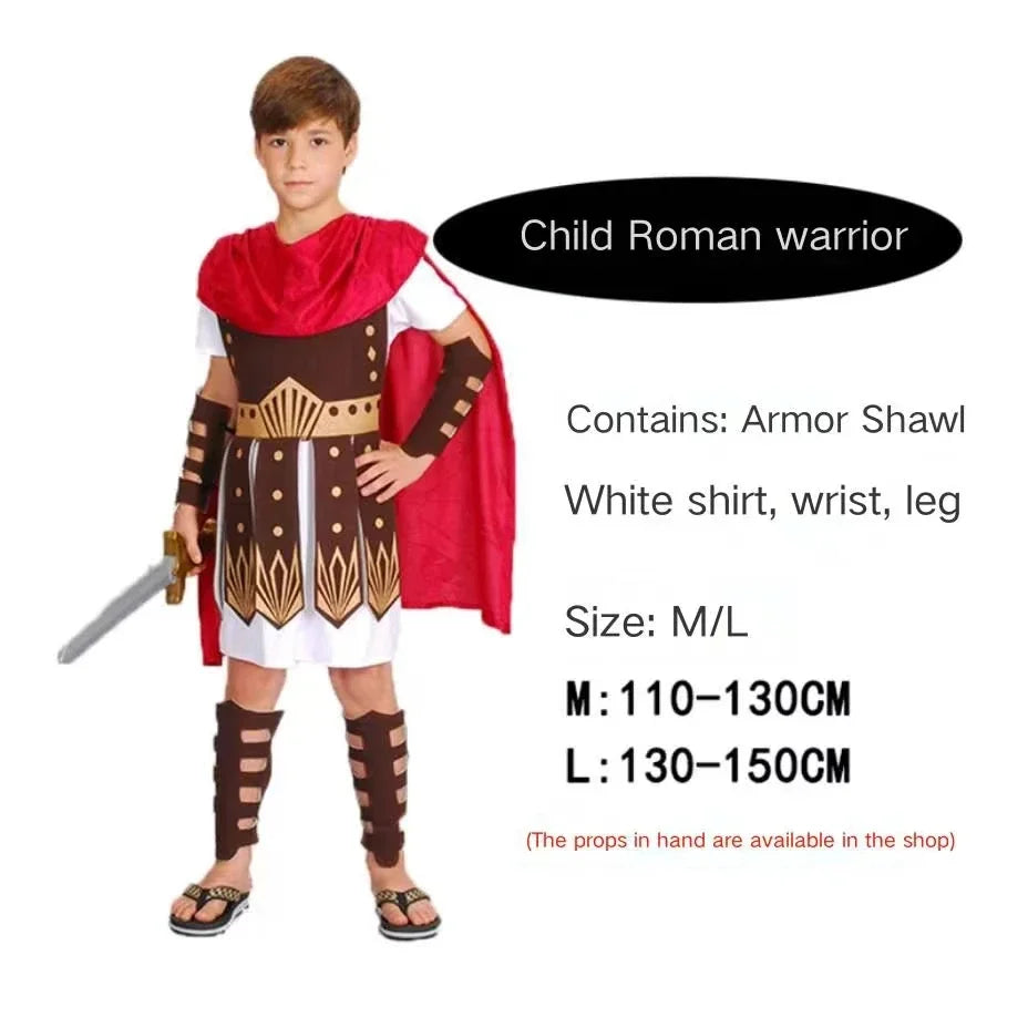 ball costumes for adults men and women Roman warriors Caesar Costu gladiators Spartan warriors Party Carnival - product image 4