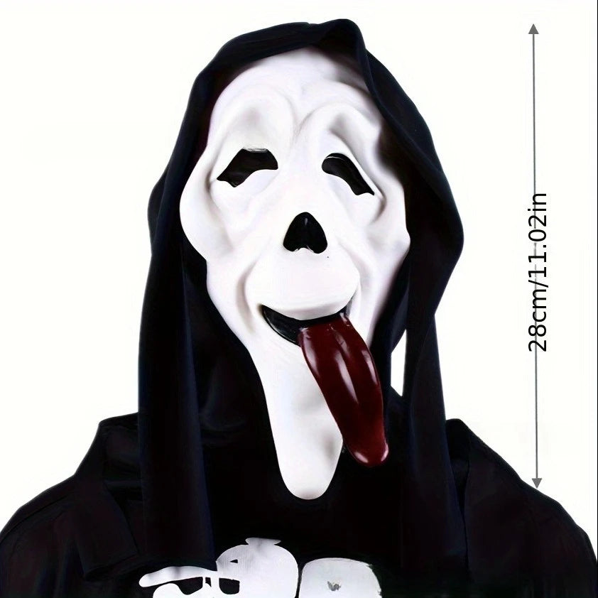 Scream 6 Ghost Death God Mask Halloween Party Masquerade Carnival Costume Prop Scary Cosplay Accessories for - product image 16