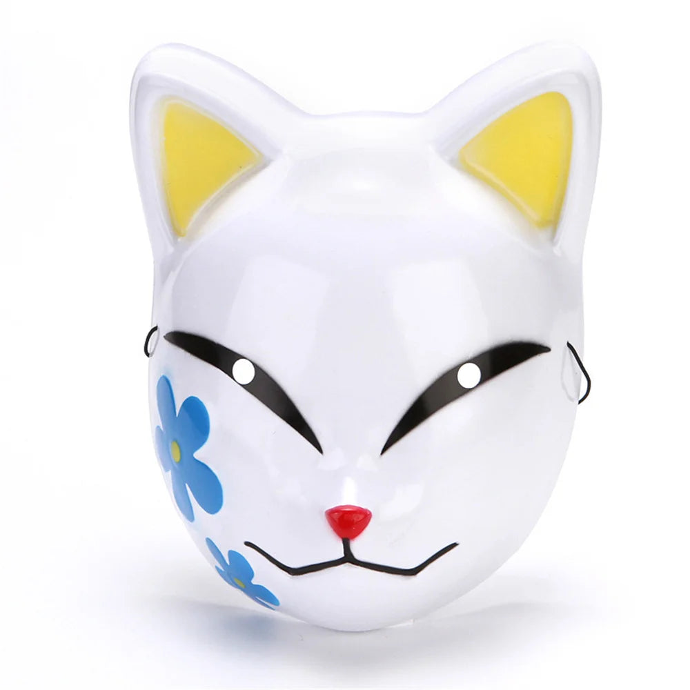 Japanese Anime Demon Slayer Mask Costume Anime Props Halloween Fox Mask Hanfu Costume - View 10