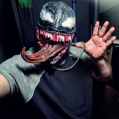 Super-herói Filme Costume Capa Horror Máscara Monstro De Halloween Prank Prop Lon - View 2