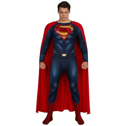 Superman Costume Halloween Costume Male and Female Hero Costume - New Superman / 180