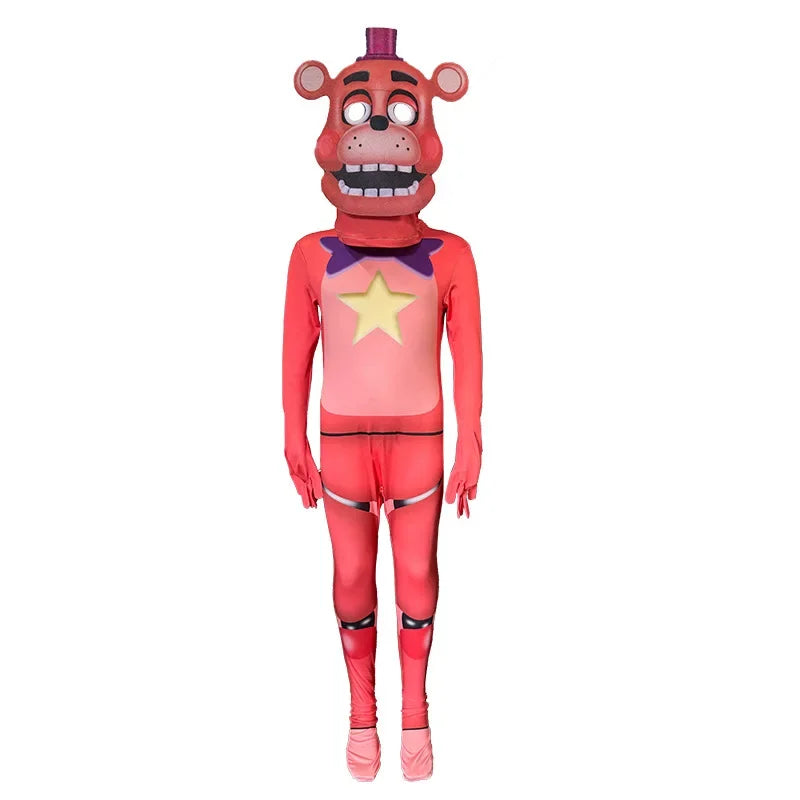 Kids' FNAF-Inspired Halloween Costumes – Freddy & Nightmare Character Designs