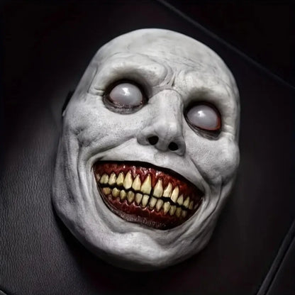 Scary Demon Halloween Mask Creepy White Face Cover Cosplay Prop for Haunted House Horror Party Costume Dress - product image 5