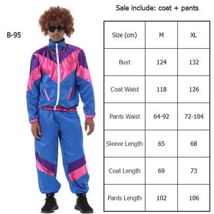 Couples Hippie Costumes for Women Male Vintage 70s 80s Rock Disco Cosplay Outfits Carnival Halloween Party - product image 16