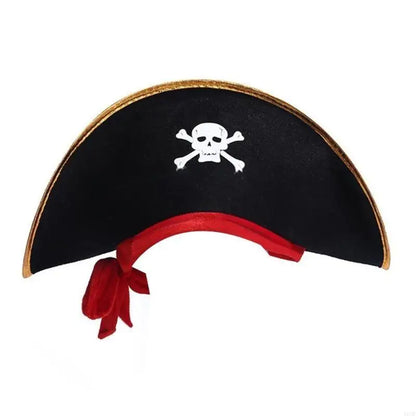 Pirate Captain Hat for Women Men Unisex Halloween Costume Pirate Hat Party Hat Y08E - product image 10