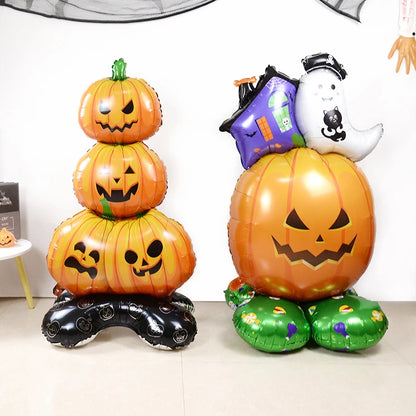 Halloween Pumpkin Balloon Horror Ghost Tree Witch Coffin Aluminum Foil Balloon Halloween Themed Party - product image 3