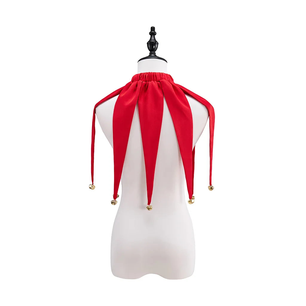 Clown Red Collar Halloween Jester Collar Accessories Fairy Tale Circus - product image 5