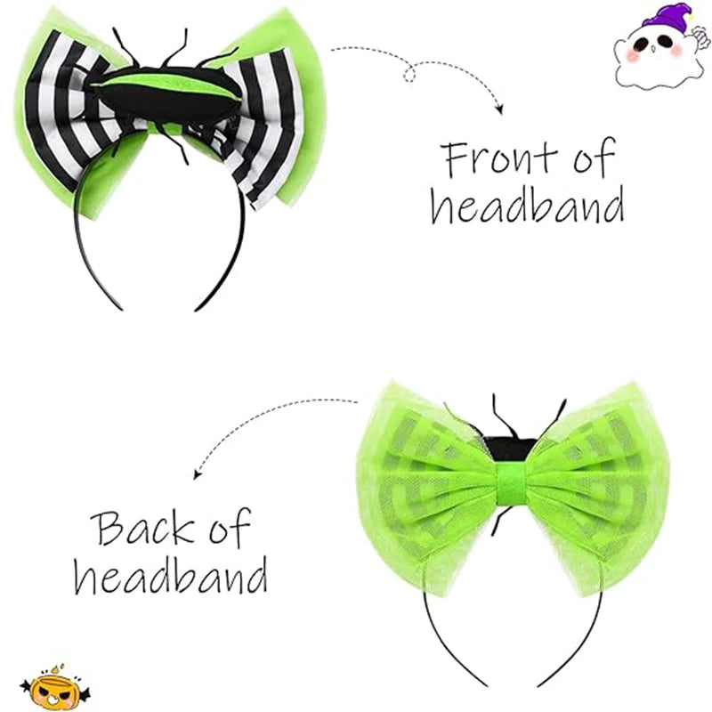 Kids' Black and White Striped Headband Movie Dress-Up Costume - alternate view 3