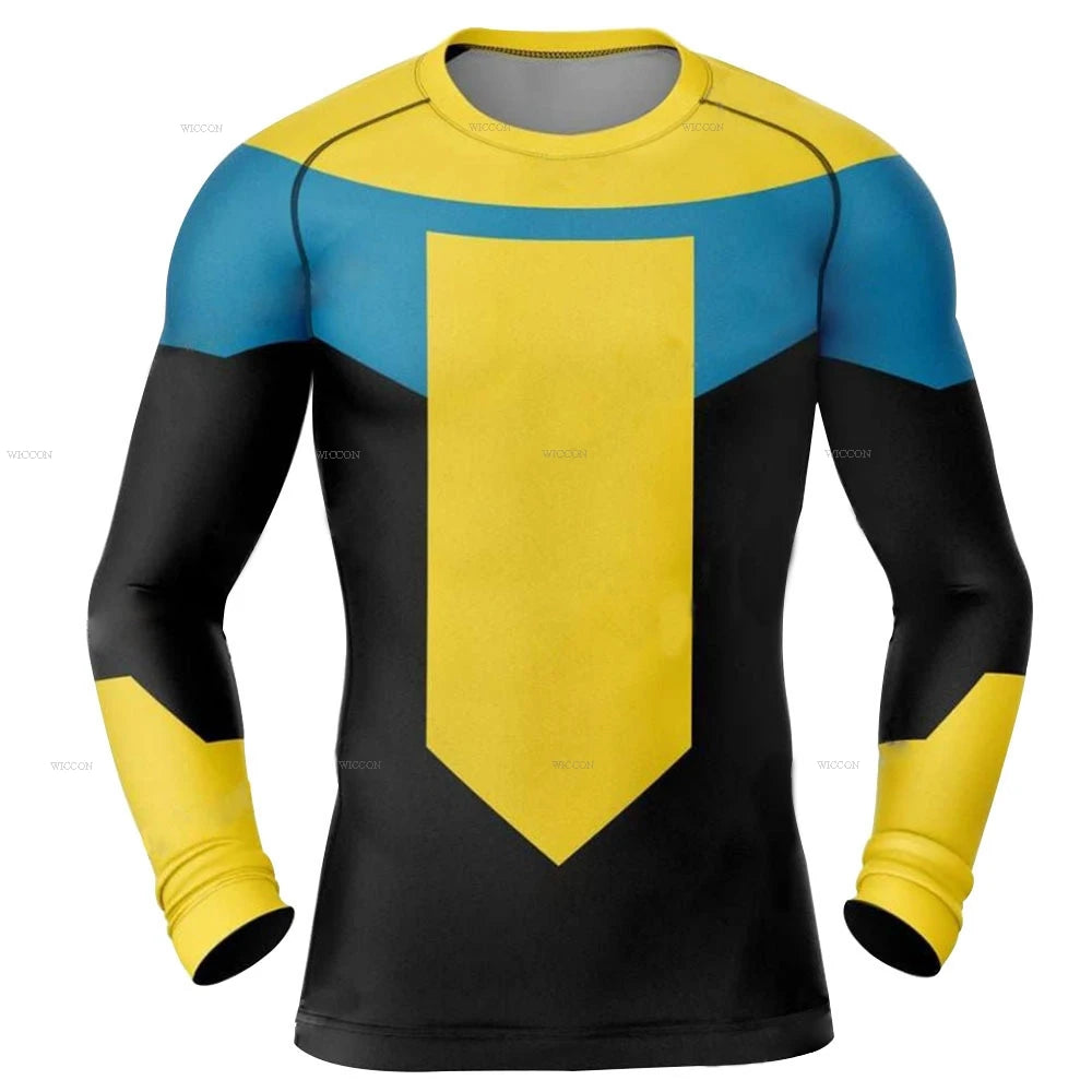 Halloween Plus Size Invincible Viltrumite Superhero Costume Full Costumes and Sets Short - A07 / 120