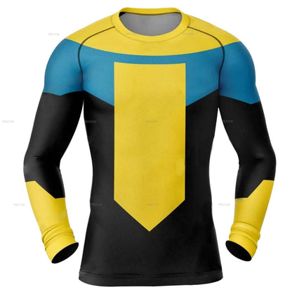 Halloween Plus Size Invincible Viltrumite Superhero Costume Full Costumes and Sets Short - A07 / 120