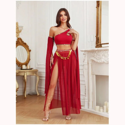 Women's Sexy Lingerie Dance Lace Long Home Wear Costume - alternate view 3