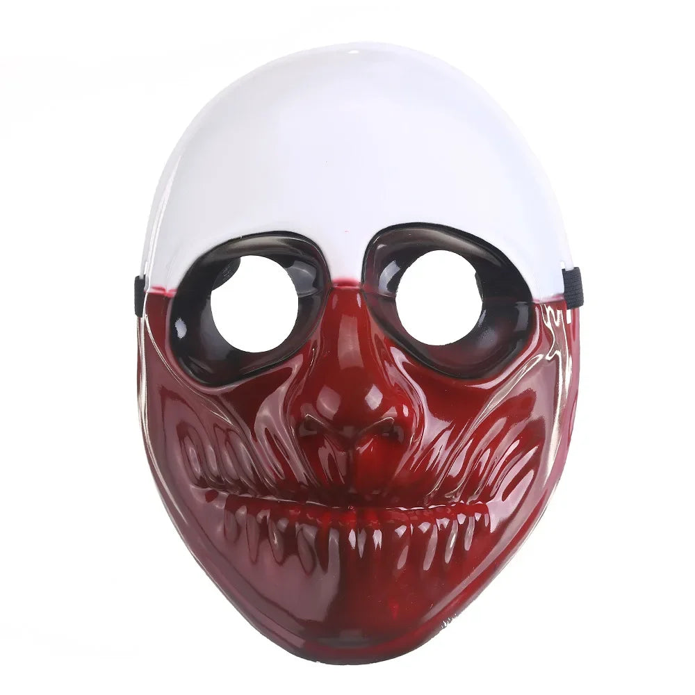 Clown Masks Payday 2 Cosplays Mask Scary Clowns Mask Halloween Horrible Mask Graffiti - View 5