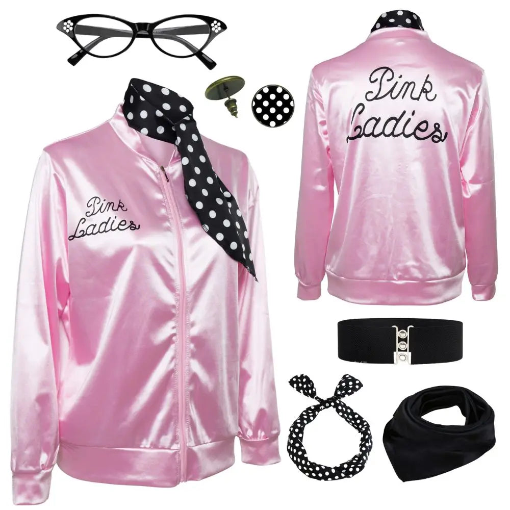 Pink Ladies-Inspired Costume Jacket for Women | 1950s Retro
