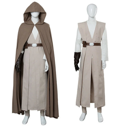 Jedi Knight Star Costume Guerre Anakin Skywalker Luke Costume Robe with Cloak Halloween - C522 / M
