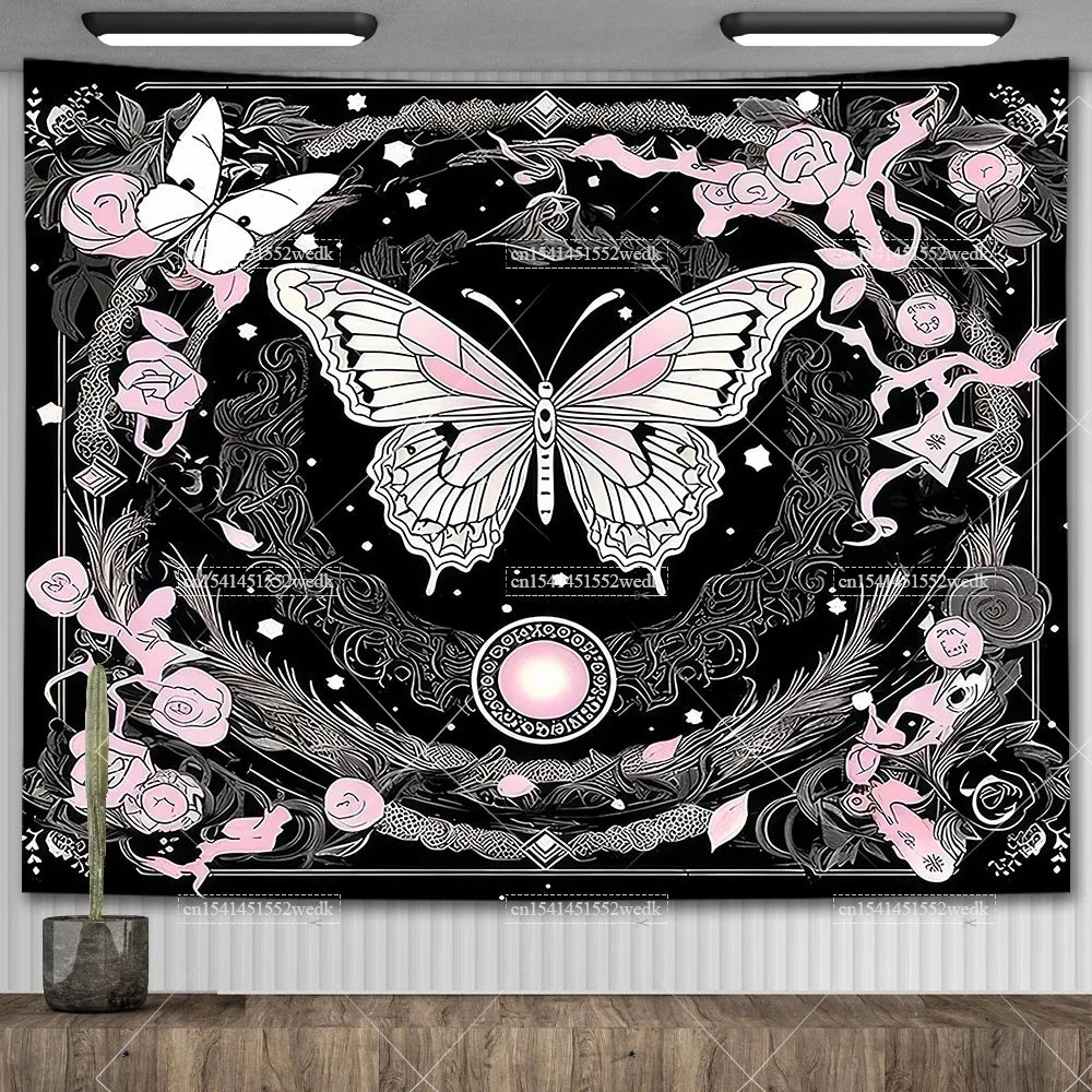 Moon Phase Psychedelic Celestial Tapestry